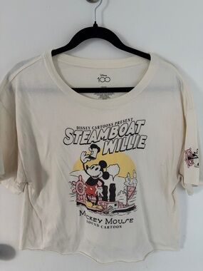 Disney Steamboat Willie Mickey Mouse Graphic Tee